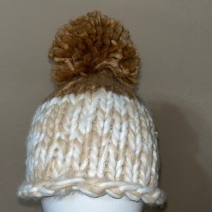 FREE PEOPLE Cozy Up Color Blocked Beanie